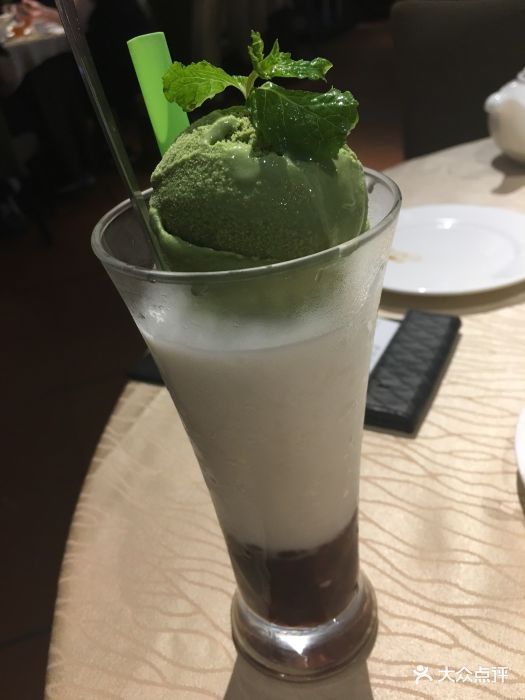 抹茶红豆冰