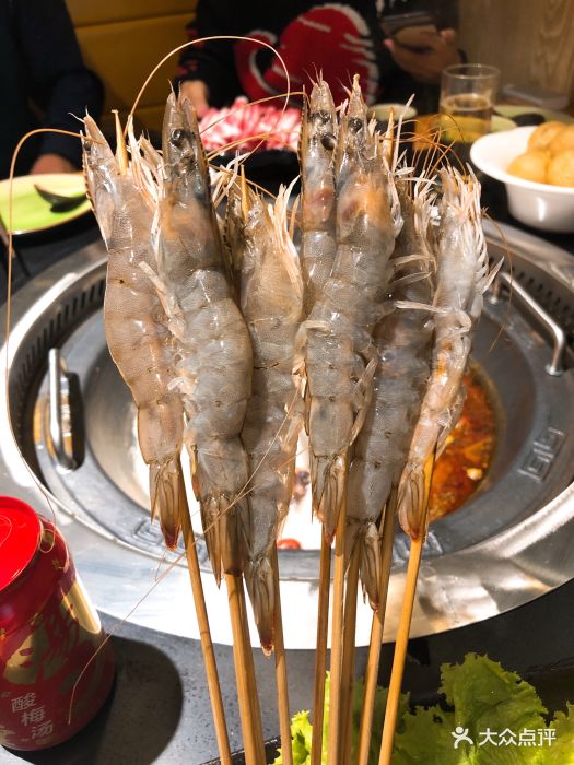 蝎王府羊蝎子川味火锅竹签大虾图片 - 第206张