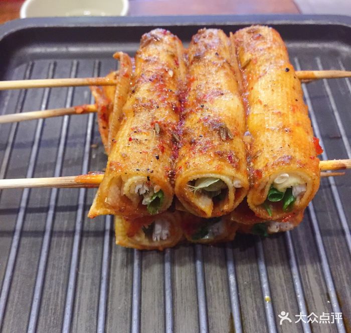 烤豆皮卷