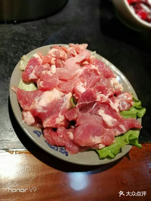 菜背篼鲜货老火锅(南坪步行街店)嫩肉片图片 - 第9张