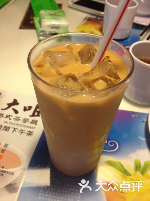 大咀港式茶餐厅(万达广场宝山店)香滑丝袜奶茶图片 - 第4898张