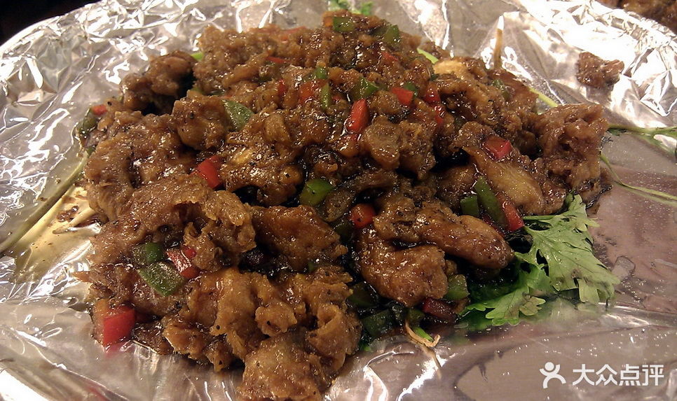 黑椒肉片