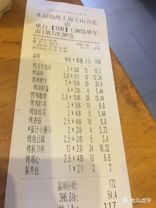 木屋烧烤(宝山万达店)图片 第105张