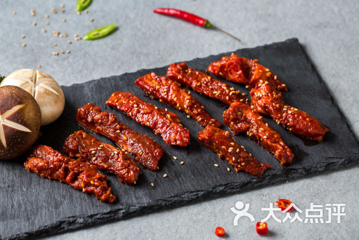 香辣牛排肉