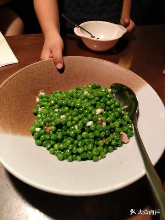 外婆家(湖滨银泰in77店)-青豆炒火腿肉图片-杭州美食