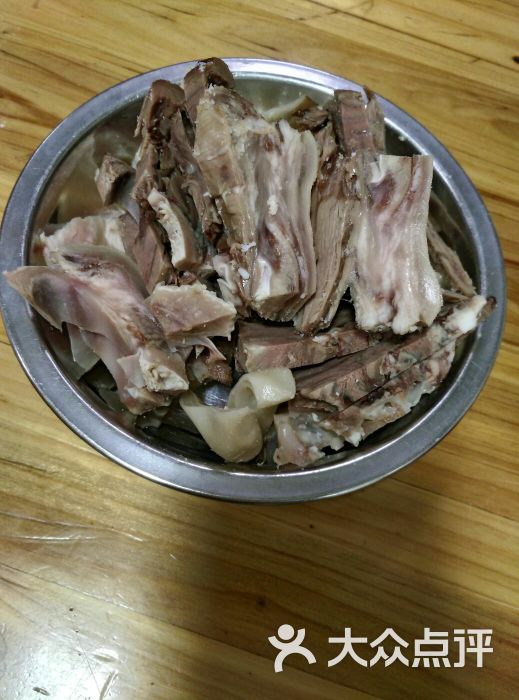 白切羊头肉