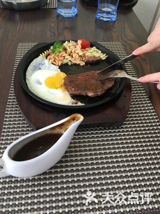 七分熟牛排披萨-图片-富阳区美食