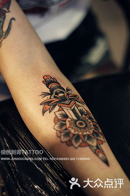 北京纹身俊绣刺青—tattooold school 纹身作品 图片 - 第50张