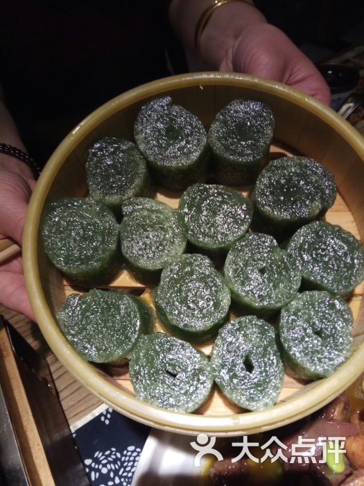 江君府臭鳜鱼·徽菜(西坝河店)生态艾草糕图片 第1张
