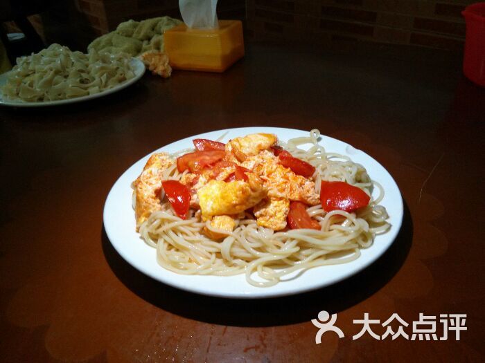 番茄炒蛋盖浇面
