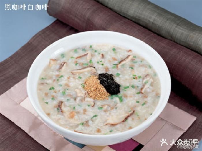 蘑菇牛肉粥