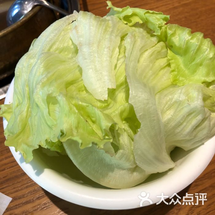 小木船潮汕牛肉火锅(上地店)圆生菜图片 第34张