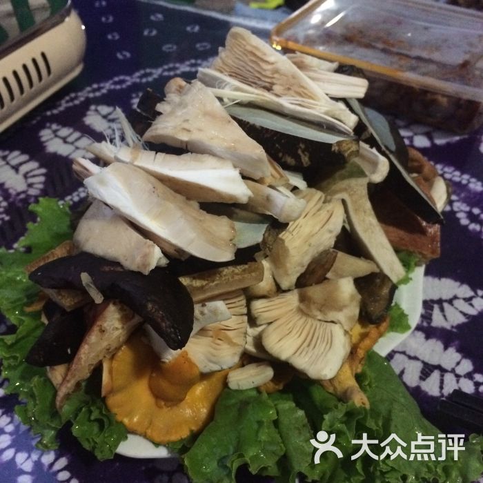 怡园休闲饭庄*野生菌*驴肉-野生菌拼盘图片-双廊美食-大众点评网