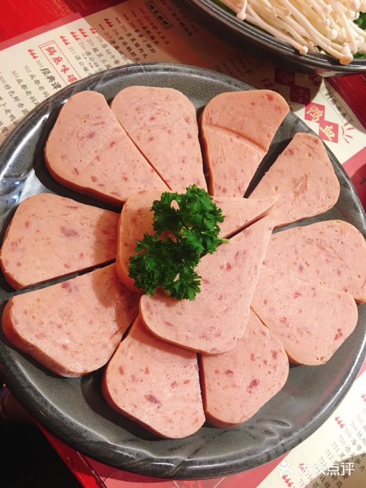 谭鸭血老火锅(百联又一城店)厚切午餐肉图片