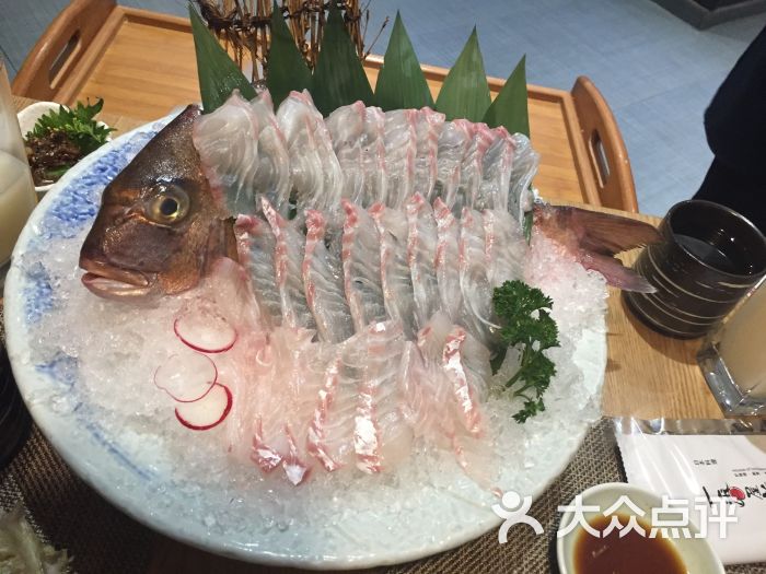 一番屋新馆日本料理活鲷鱼刺身图片 - 第19张