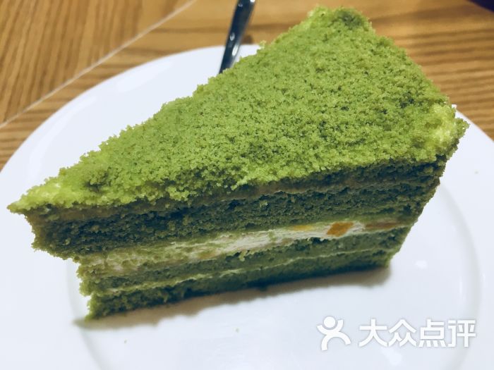 抹茶黄桃蛋糕