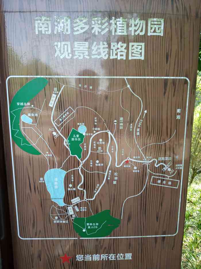 南湖多彩植物园-"朋友相约到南湖多彩植物园看红叶,沥