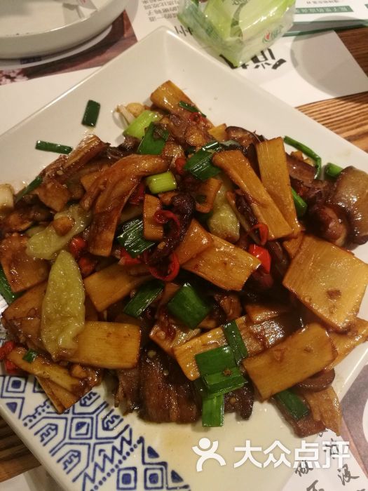 酸笋炒腊肉