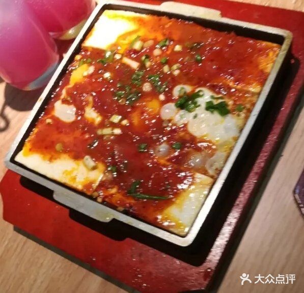 石板鸡蛋豆腐