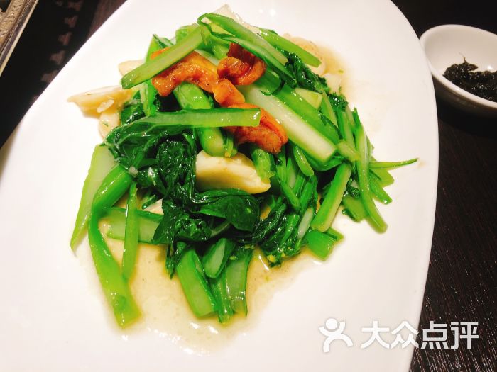 鹅夫人(苏州圆融店)猪油渣炒菜心图片 - 第3张