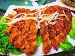 风味香辣羊排-新疆红柳花餐厅(新洲店)