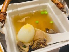 瑶柱鸽蛋炖舞茸菌-北京王府井希尔顿酒店·秦唐中餐厅Chynna