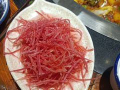 凉拌萝卜丝-百事晟渔村木火铁锅炖(玉带湾店)