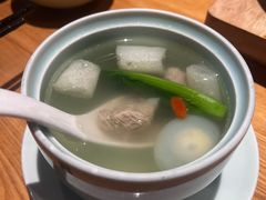 竹荪鸽蛋汤-竹里馆·淮扬菜·功夫茶(老门东店)