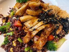烤杂菇鸡腿排杂粮碗-青麦家·融合餐厅(江岛智立方店)