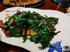 韭菜炒海肠-三泉海中鲜海鲜加工零售广场(幸福时代店)