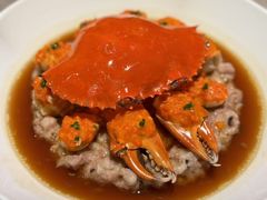 玫瑰油醋汁和乐蟹手打肉饼-广州文华东方酒店·江-由辉师傅主理