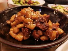 仔排炒年糕-新白鹿餐厅(龙游路总店·杭帮菜名店)