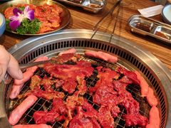 -明洞阿姨·韩式酱蟹烤肉·创意料理(三元桥店)