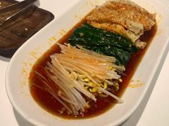 菠菜豆芽拌面筋-西域阿里马新疆菜·清真(桂花路店)