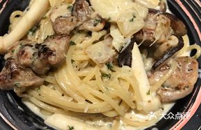 Chicken Cream Wild Mushroom Pasta