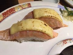 火炙三文鱼寿司-山葵家·创意料理(宁波来福士店)
