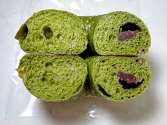 抹茶红豆贝果-糖四角手工烘焙