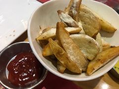 蒜香芝士薯角-Thank u mom非油炸健康鸡(万国广场店)