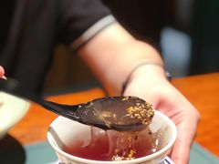 水晶桂花羹（热藕粉）-八月美食小馆(银泰城总店)