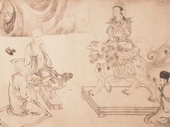 宋 张激 《白莲社图》-辽宁省博物馆