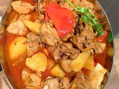 大盘鸡自带皮带面-贯贯吉·清真餐厅(浙江中路店)