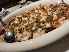 冬菜蒸活海鲈鱼-正院大宅门烤鸭(首体店)