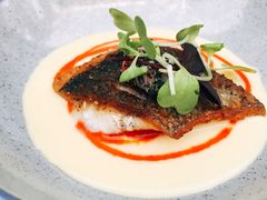 香煎海鲈鱼-北京古城老院厉晓麟精致菜