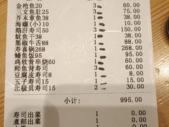账单-酒吞(七宝领展广场店)