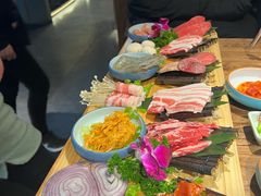 -明洞阿姨·韩式酱蟹烤肉·创意料理(三元桥店)