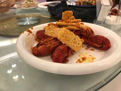 咸蛋黄锅巴焗龙虾-御苑宾馆-中餐厅