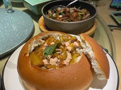 鹅肝酱焖茄子-唐廊烤鸭店(工体店)