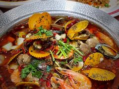 发财甜麻海鲜锅-金多鱼大排档·烤鱼·烧烤·宵夜(江南水都店)