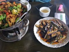 素炒水性杨花-民食香·腊排骨野生菌美食(木府店)