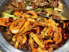 香辣虾牛仔骨-小鱼小牛·鱼牛干锅·脆鱼火锅(世欧广场店)